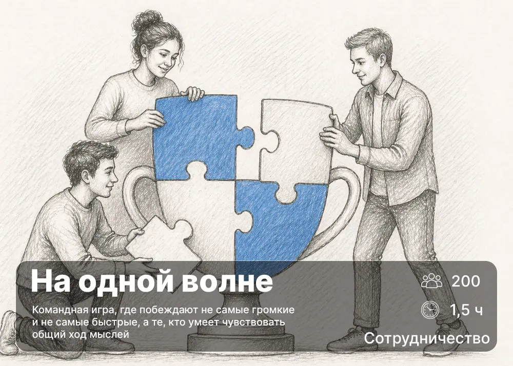 Пример визуала формата На одной волне